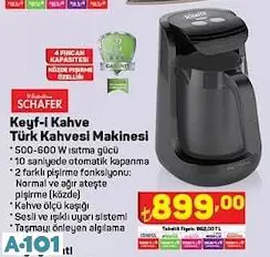 SCHAFER KEYFİ KAHVE TÜRK KAHVESİ MAKİNESİ SCHAFER KEYFİ KAHVE TÜRK KAHVESİ MAKİNESİ